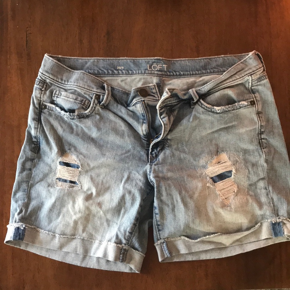 Loft Denim Jean Shorts Size 29/8